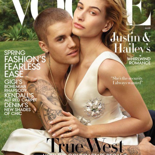 Justin Bieber и Hailey Baldwin в фотосессии для «Vogue». 2019