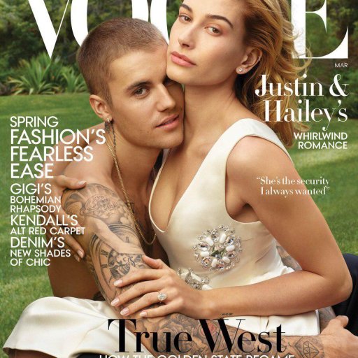 Justin Bieber и Hailey Baldwin в фотосессии для &laquo;Vogue&raquo;. 2019