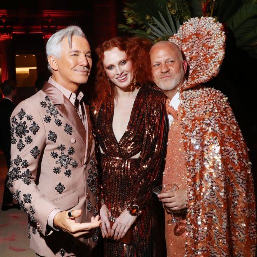 Met Gala. 2019. Baz-Luhrmann Karen-Elson Ryan-Murphy