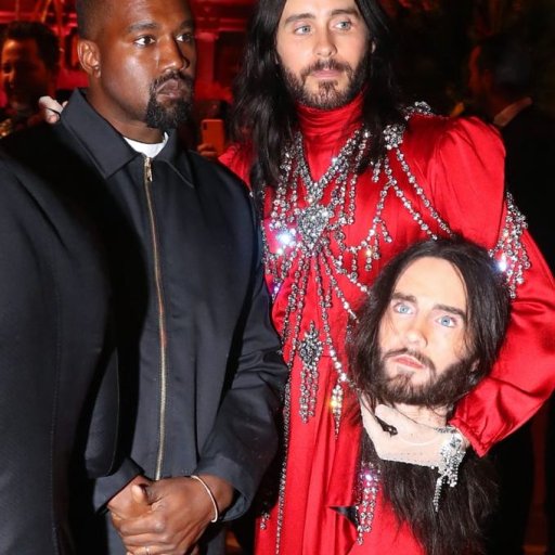 Met Gala. 2019. Kanye-West Jared-Leto