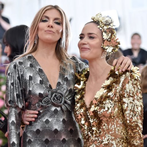 Met Gala. 2019. Sienna-Miller Emily-Blunt