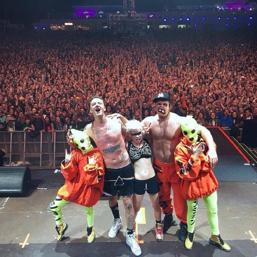 Die Antwoord на концертах. 2016 09