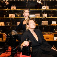 Vogue Fashion Night Out 2019. 05 Вера Брежнева и Маша Федорова
