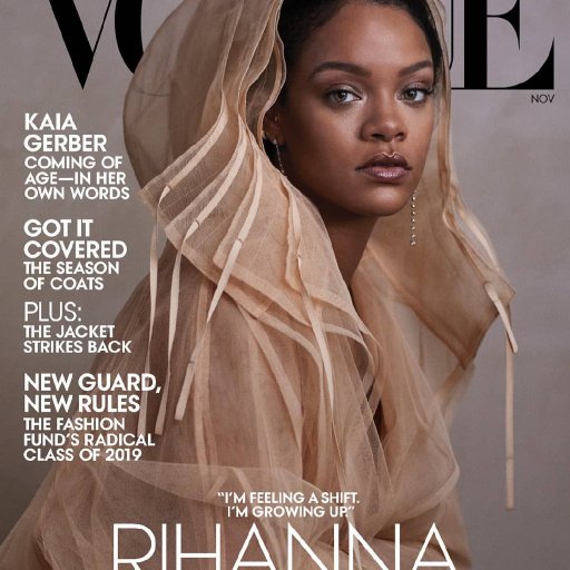 Rihanna в фотосессии для Vogue. 2019 01