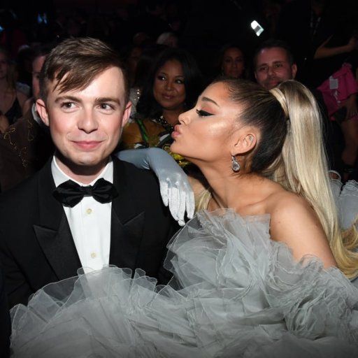 Grammy 2020 48. Ariana Grande and Doug Middlebrook