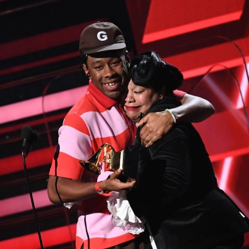 Grammy 2020 58 . Tyler Creator and his Mom