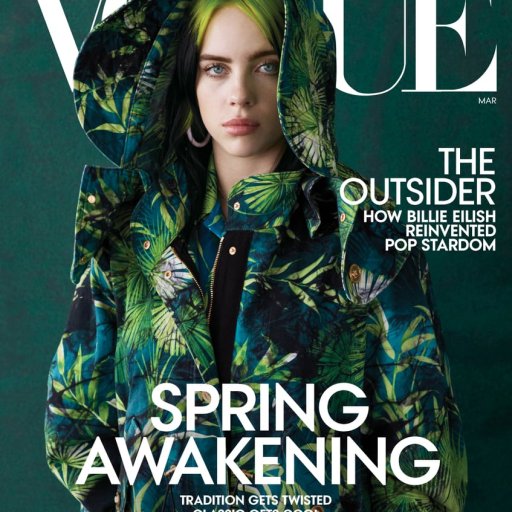 Billie Eilish в журнале Vogue. 2020 02