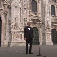 Выступление Andrea Bocelli в Миланском соборе на Пасху. 2020 04