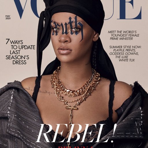 Рианна в фотосессии для Vogue UK 2020 09