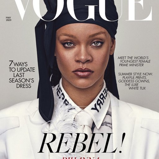 Рианна в фотосессии для Vogue UK 2020 10