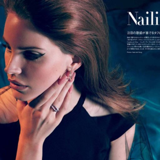 Lana del Rey в журнале Vogue Japan 2012 01