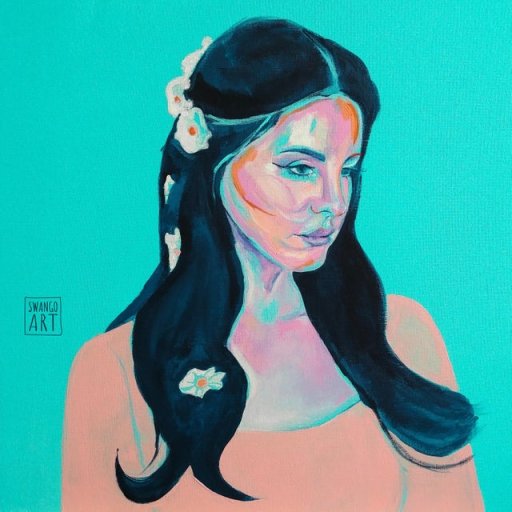 Lana Del Rey. Фан-арт. 2015 16