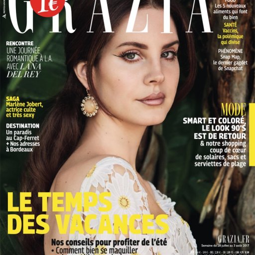 Lana del Rey в журнале Grazia 2017 01