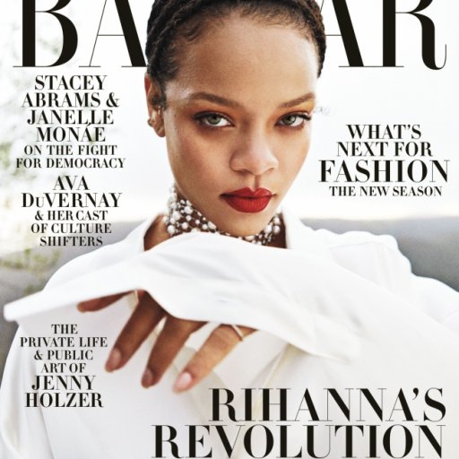 Rihanna в сете для HARPERS BAZAAR. 2020 02