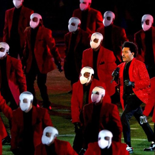 Weeknd на Super Bowl 2021 08