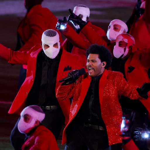 Weeknd на Super Bowl 2021 10