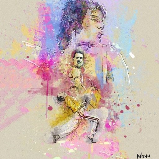 Freddie Mercury в работах Nenu. 2021. 13