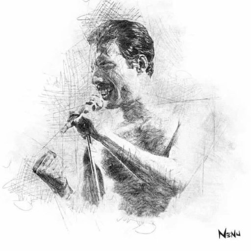 Freddie Mercury в работах Nenu. 2021. 09