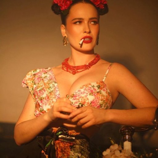 Даша Астафьева как Фрида в фотосессии Анны Некрасовой. 2021. 40