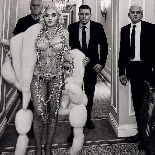 Мадонна в образе Мэрилин Монро. 2021. 07
