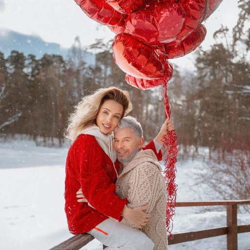 Олег Газманов с женой Мариной 14 февраля. 2022. 02