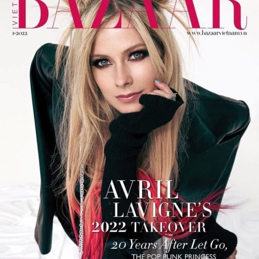 Аврил Лавин для журнала Harper's Bazaar Vietnam. 2022. 06